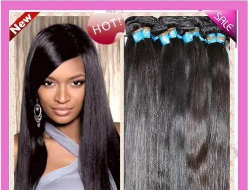 100% indian Straight Human hair 16"