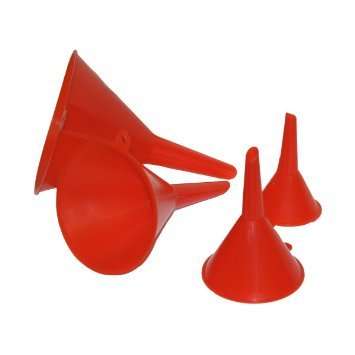 Plastic Funnel Set - 4 Piece