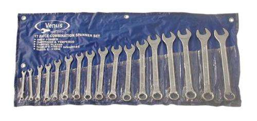 17 Piece Combination Spanner Set