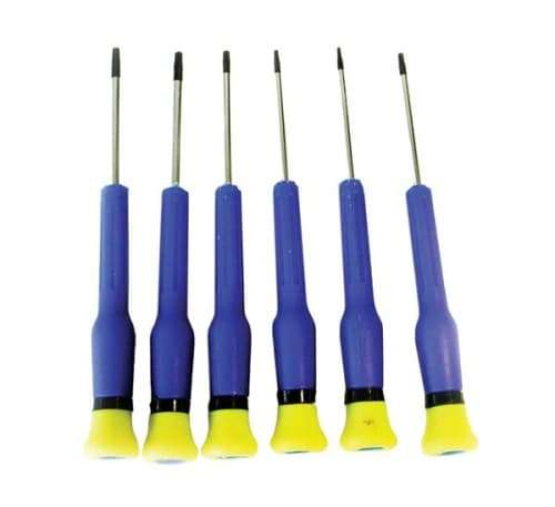 6 Piece Precision Torx Screwdriver Set