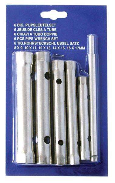 6 Piece Tube Socket Set - Metric