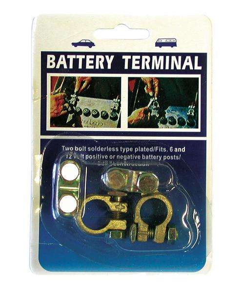 Battery Terminal Set - All Brass