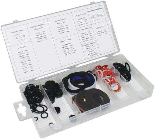 Assorted Tap and Cistern Washer Set - 127 Piece