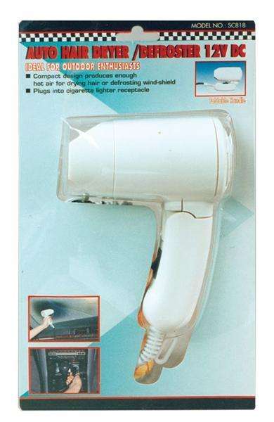 Car Hair Dryer \ Defroster - 12 Volt
