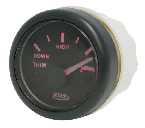 Marine Trim Gauge - Black