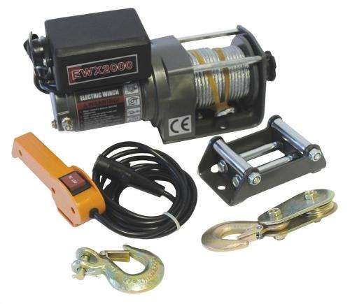 Runva Electric Winch - 12 Volt - 2000lb (907 kg) - With Solenoid Pack