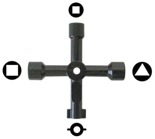 Plumbers 4 Way Opening Tool