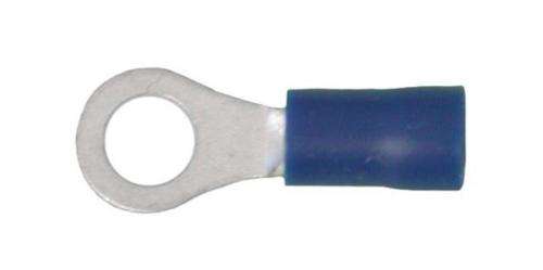 Ring Terminal - Blue - 5.3mm - 100 Pieces