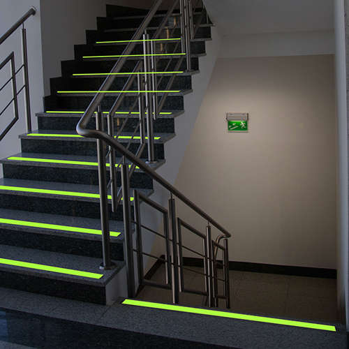 Glow-in-the-Dark Anti-Slip Grit Steps - 3 Piece Pack
