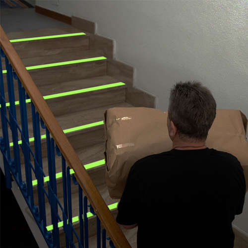 Glow-in-the-Dark Anti-Slip Grit Steps - 3 Piece Pack