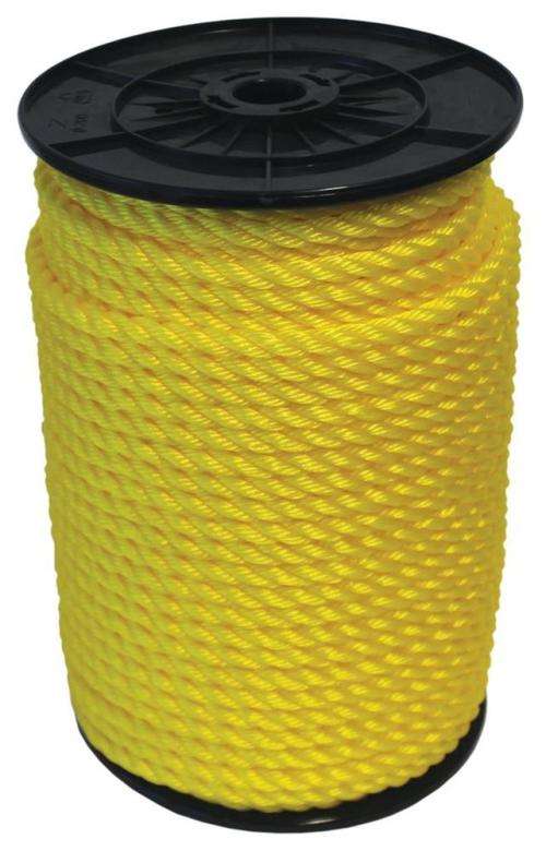 Anchor Rope - 10mm x 100 Meter - Yellow
