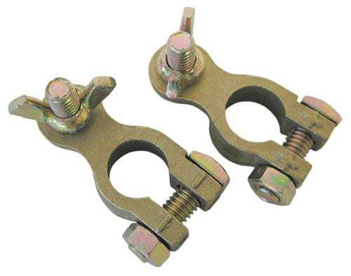 Battery Terminal Set - All Brass