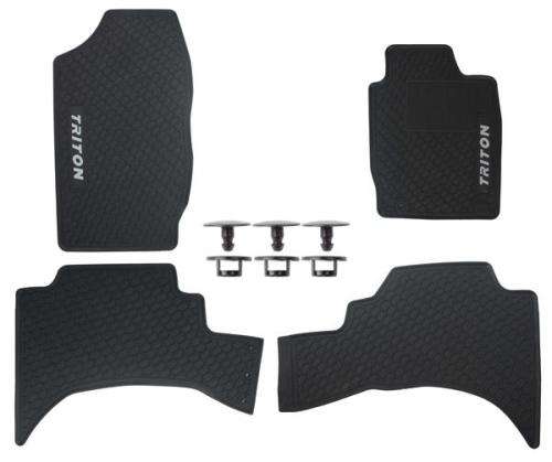 Mitsubishi Triton OEM Fit Rubber Mat Set - 2017 Onward