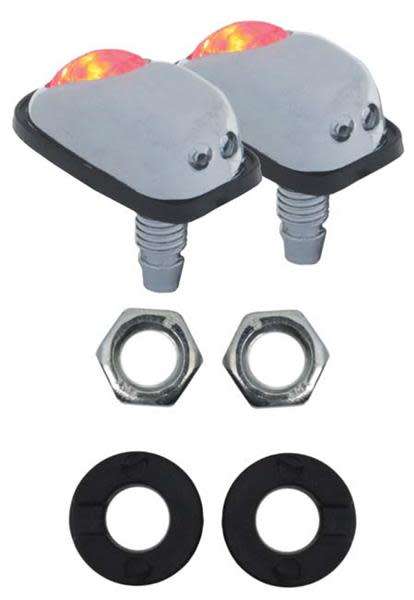 Windscreen Washer Nozzle with Red Light