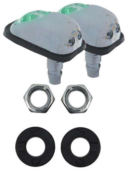 Windscreen Washer Nozzle with Multi Colour Light