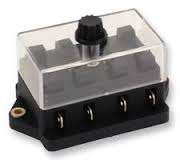 Blade Fuse Box - Standard Plug in Fuse - 4 Way