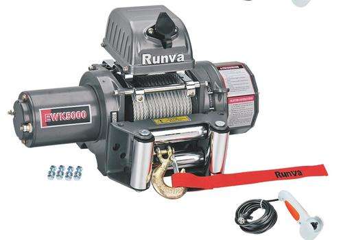 Runva Electric Winch - 12 Volt - 5000lb (2.2 Ton)