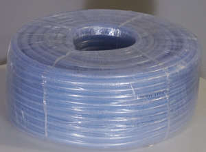 Clear Braided PVC Hose - 8mm x 20m