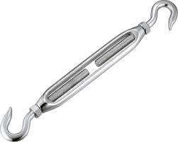 Turnbuckle with Hook and Hook - 10mm - Galvanised