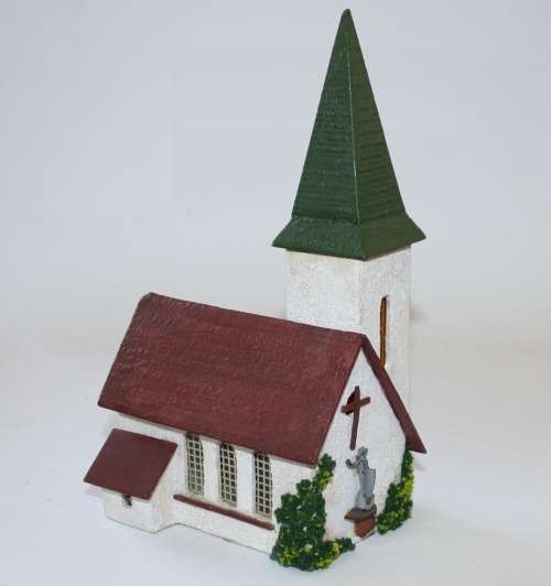 HO SCALE SCENERY - SMALL SWISS CHAPEL.  SEE DESCRIPTION