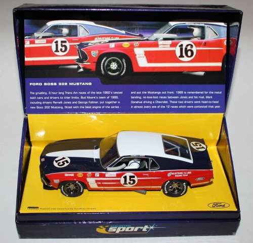SCALEXTRIC FORD BOSS 302 MUSTANG NO.15. LIMITED EDITION NEW, BOXED.  SEE DESCRIPTION