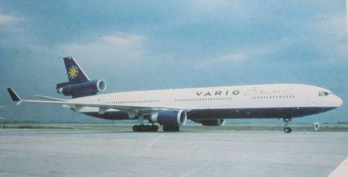 HERPA 1/500 MCDONNELL DOUGLAS MD-11 "VARIG BRASIL" NEW, BOXED