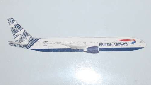 HERPA 1/500 BOEING 777-300 BRITISH AIRWAYS "JAPAN" NEW, BOXED