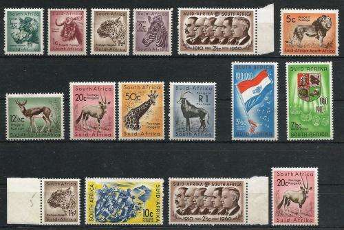 UNION OF SA FIRST DEFIN COMPLETE SET UMM.  SEE DESCRIPTION