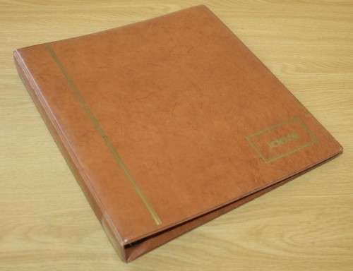 SUPER IDEAL 4 RING STOCK FILE WITH 14 DOUBLE SIDED PRO-FIL PAGES AND 6 HAGNER PAGES. SEE DESC.