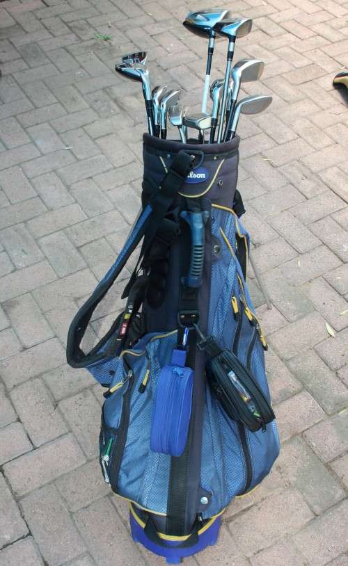 STUNNING ADAMS GOLF HUGE SET PLUS PIVOT BAG. HARDLY USED. SEE DESCRIPTION