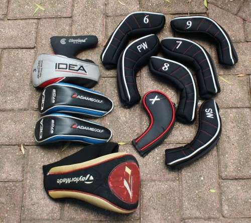 STUNNING ADAMS GOLF HUGE SET PLUS PIVOT BAG. HARDLY USED. SEE DESCRIPTION