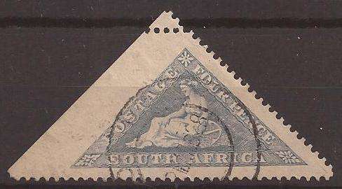 LOVELY FINE USED UNION 4d TRIANGLE - PRIVATELY PERFORATED