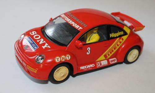 SCALEXTRIC VOLKSWAGEN BEETLE "SONY".  SEE DESCRIPTION