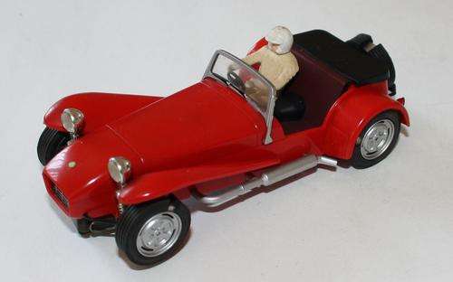 SCALEXTRIC LOTUS 7 RED.  SEE DESCRIPTION