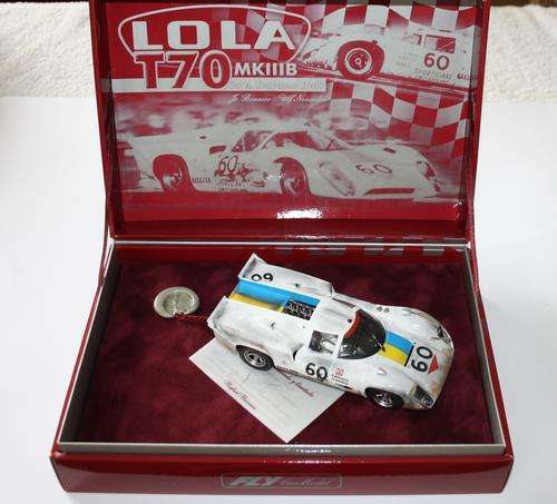 UNIQUE FLY LIMITED EDITION LOLA T70 MKIIIB NEW, BOXED.  SEE DESCRIPTION