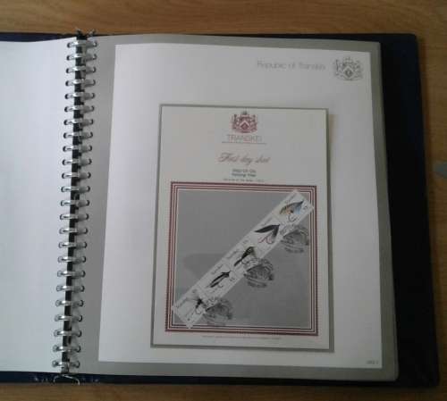 TRANSKEI (COMPLETE) VOL 2 OF 5. SETS, CONTROLS, FDC`S, DSC`S, ETC. STUNNING !