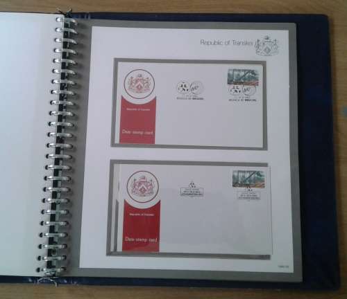 TRANSKEI (COMPLETE) VOL 2 OF 5. SETS, CONTROLS, FDC`S, DSC`S, ETC. STUNNING !