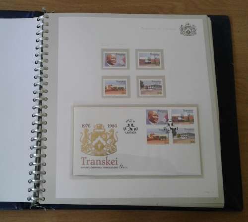 TRANSKEI (COMPLETE) VOL 4 OF 5. SETS, CONTROLS, FDC`S, DSC`S, ETC. LOVELY !