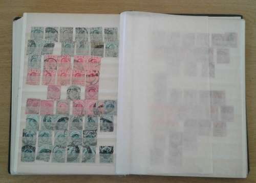 NICE OLD LOT OF AFRICA AND PROVINCIALS IN 32 PAGE BOOK. COMPLETELY UNCHECKED