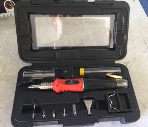 Gas Solder Iron - HS-1115 - Self Ignition 10-in-1 Kit