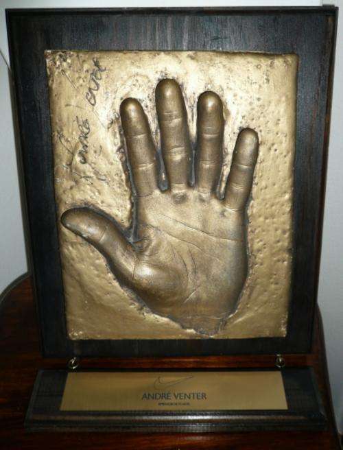André Venter- Signed hand cast