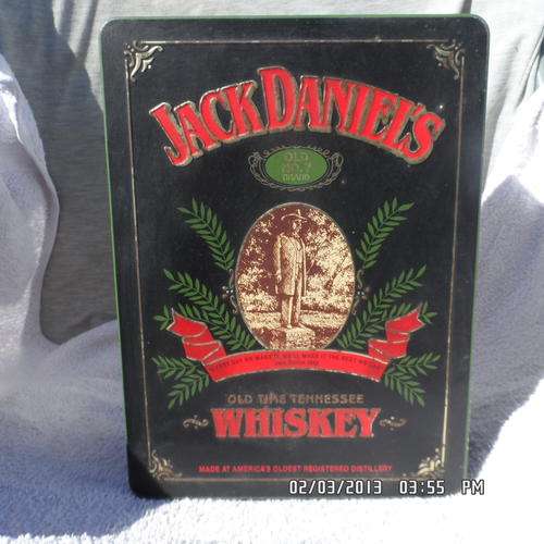 JACK DANIELS TIN CONTAINER