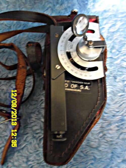 BEVEL PROTRACTOR IN A CASE