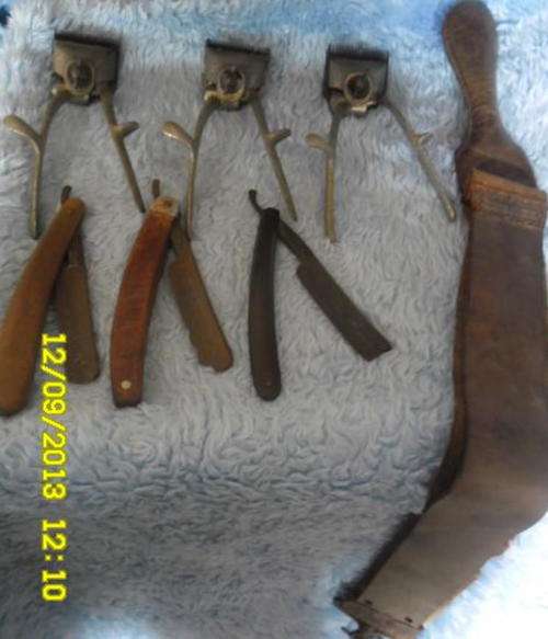 VERY OLD BARBER SET