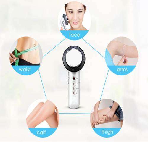 3 in 1 Ultrasonic EMS Infrared Slimming Device including Conductive Gel