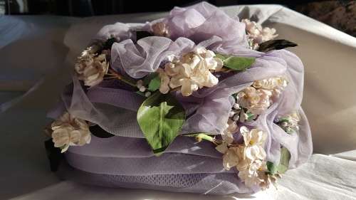 Vintage Lavender Hat