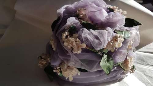 Vintage Lavender Hat