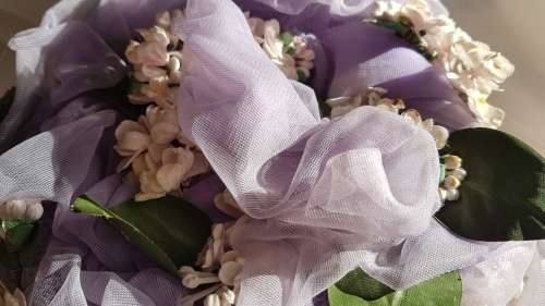 Vintage Lavender Hat