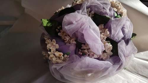 Vintage Lavender Hat