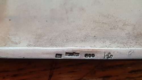 Art Nouveau silver cigarette case